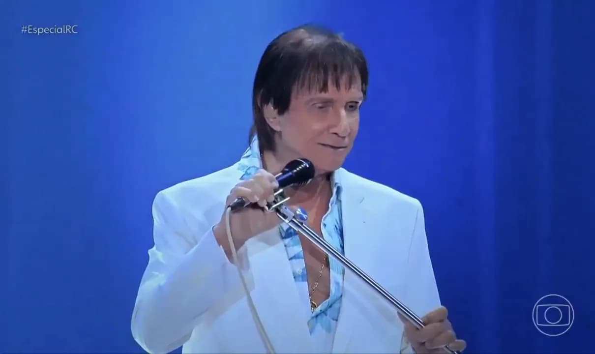 Roberto Carlos faz show especial em Salvador. 