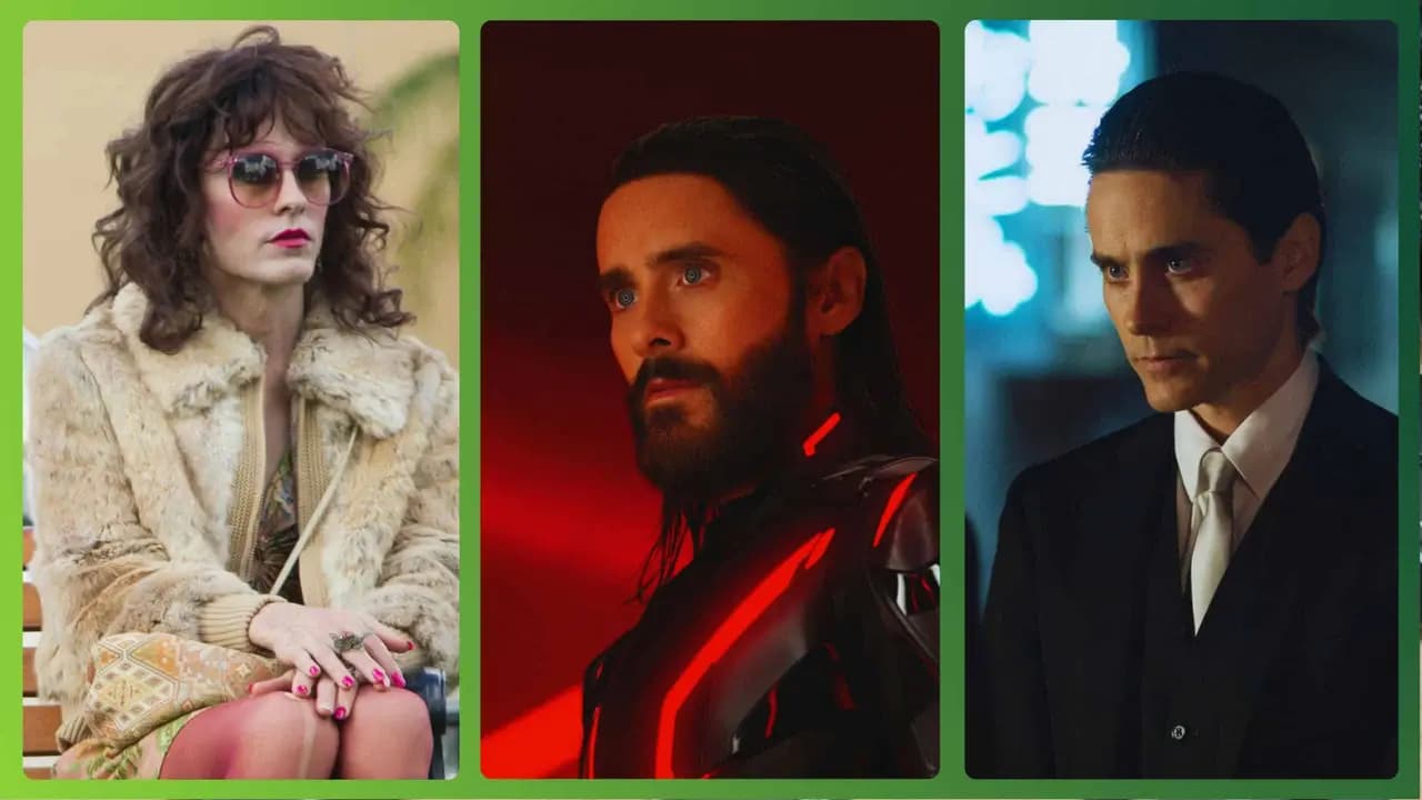 Jared Leto em Clube de Compras Dallas, Tron Ares e Dúvida Perigosa (divulgação)