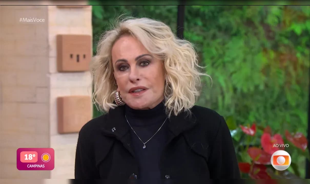 Ana Maria Braga quebra o silêncio sobre aposentadoria da Globo.