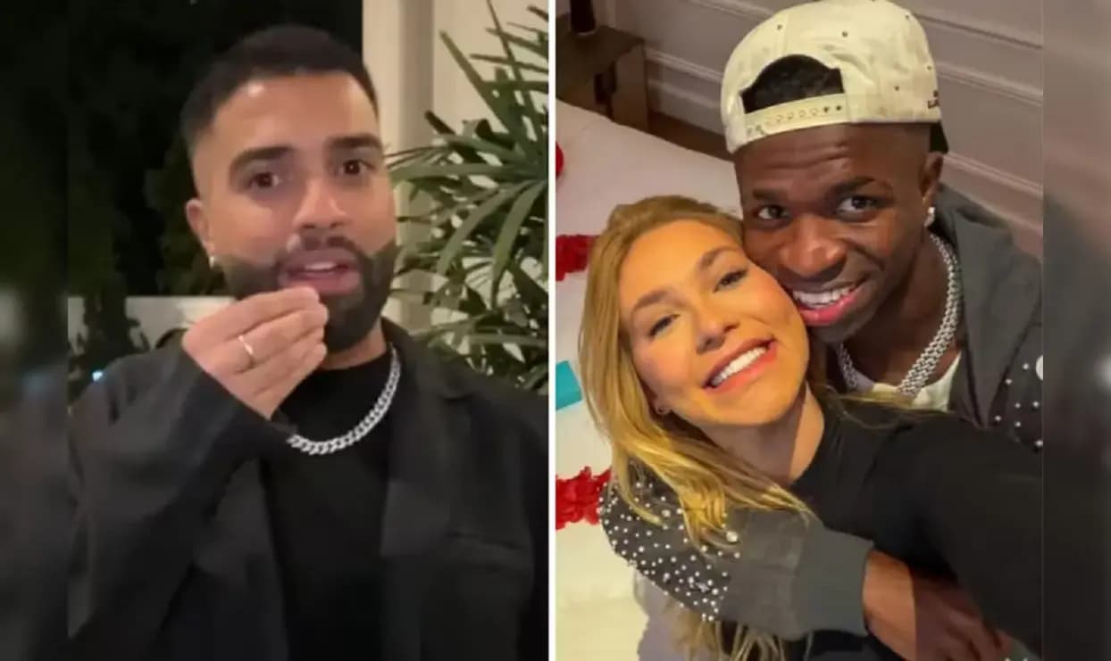 Melhor amigo de Virginia dá resposta embaraçosa sobre Vini Jr. Fotos:Reprodução/Instagram