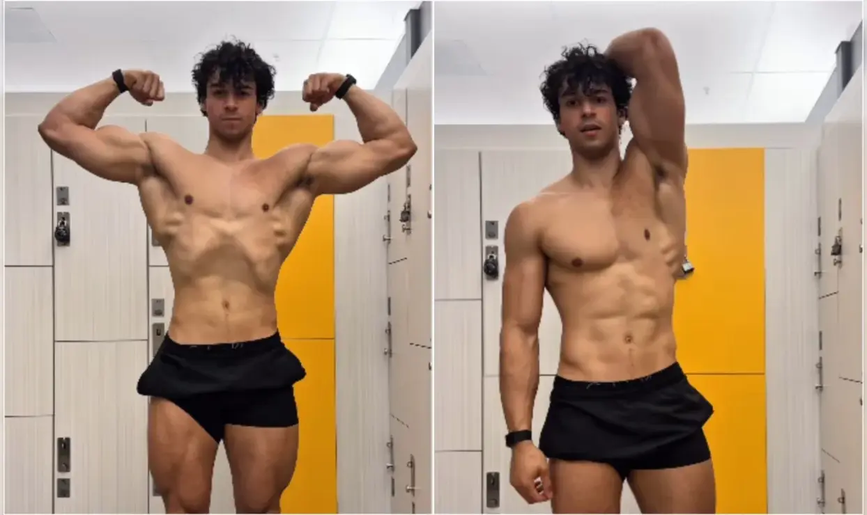 Victor Alexandre usa meta de passos na preparação para fisiculturismo