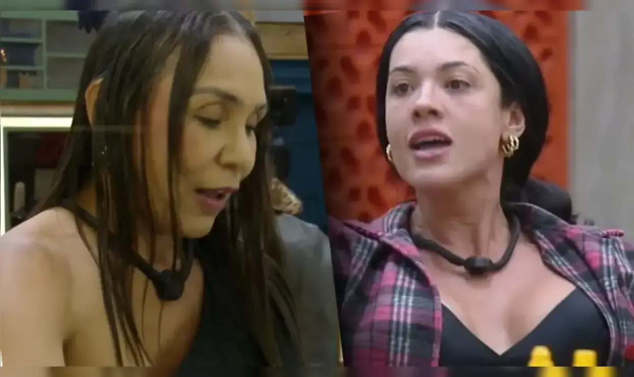 Discussão entre Rayane Figliuzzi e Yoná Sousa em A Fazenda 17