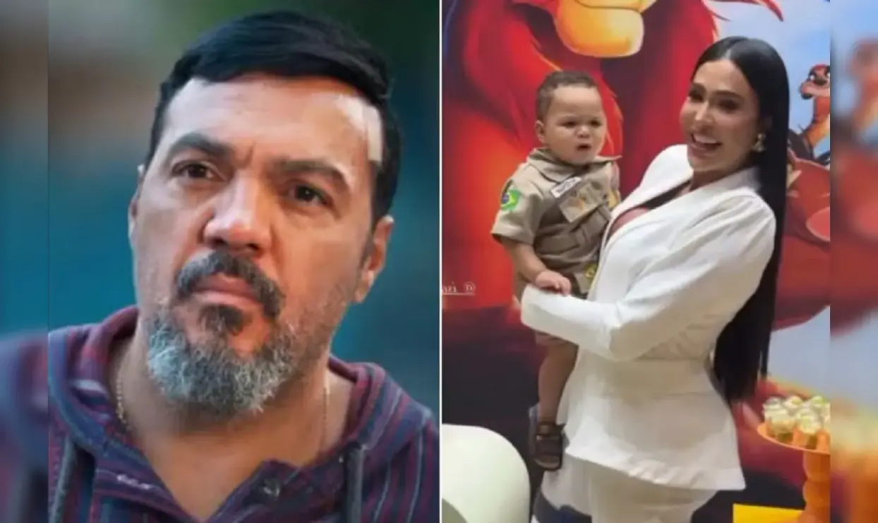 Gracyanne Barbosa vai a festa do neto de Belo; cantor ausente por show