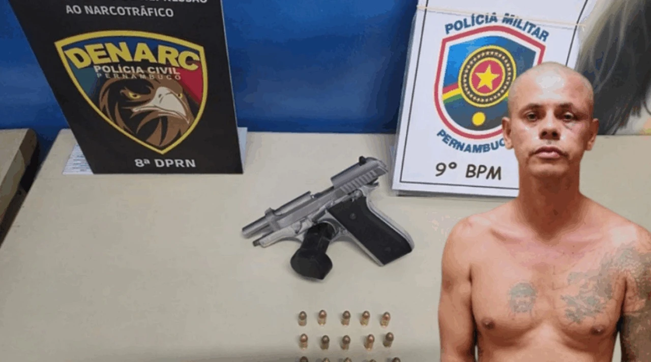 Ex-detento do Conjunto Penal de Paulo Afonso é preso em Águas Belas por tentativa de homicídio