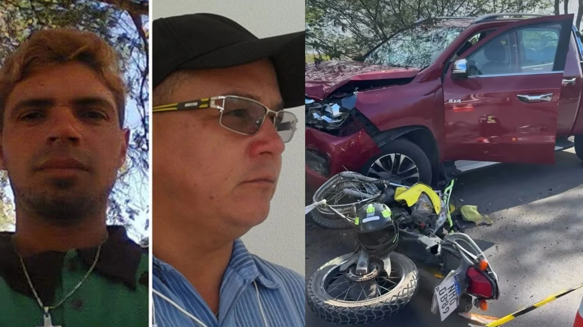 Dois homens morrem após colisão entre moto e caminhonete na zona rural de Delmiro Gouveia