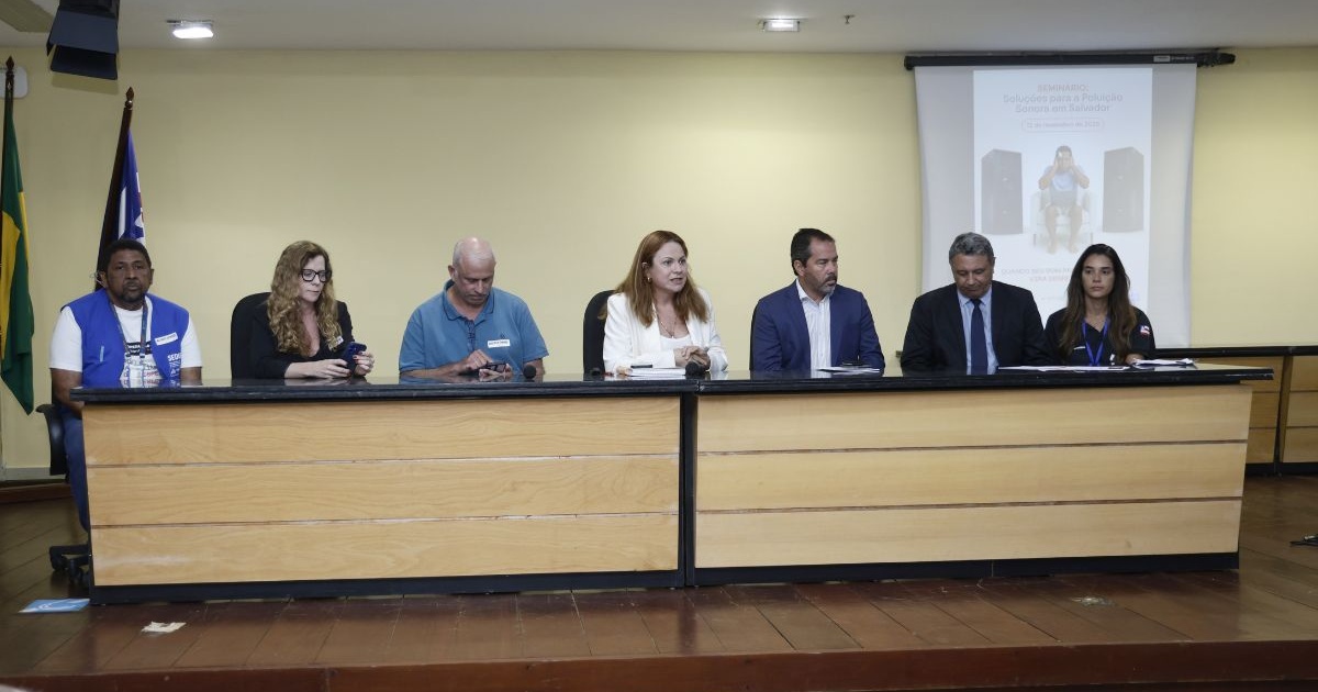 Pernambués lidera poluição sonora em seminário do MP-BA