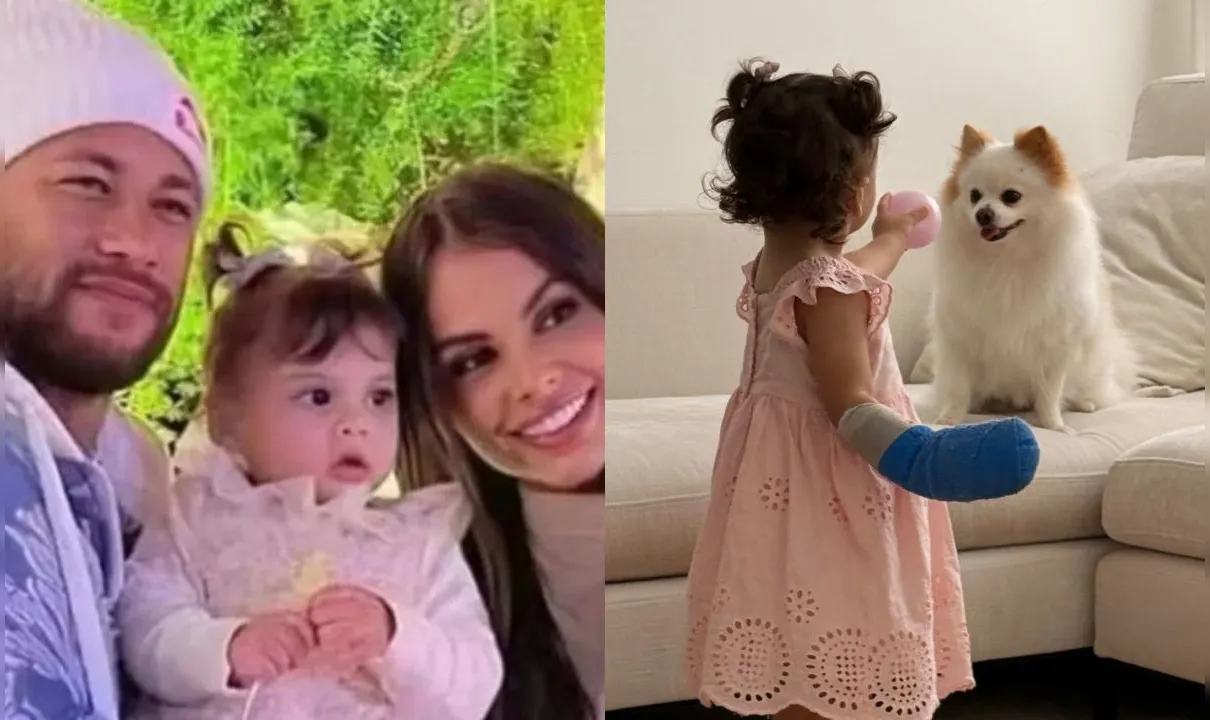 Helena, filha de Neymar, perde 90% do dedo em acidente doméstico