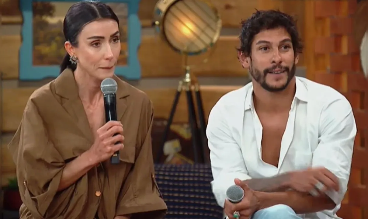 Shia e Michelle discutem relacionamento após eliminação em 'A Fazenda 17'