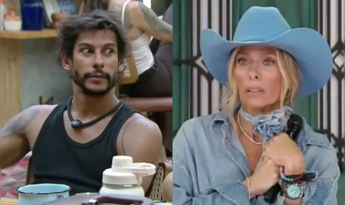 Shia Phoneix suspeita de armação de Adriane Galisteu em A Fazenda 17