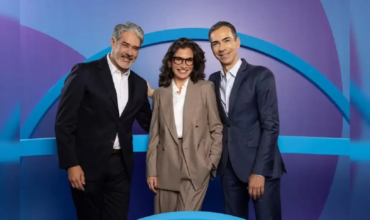César Tralli estreia no Jornal Nacional ao lado de Renata Vasconcellos