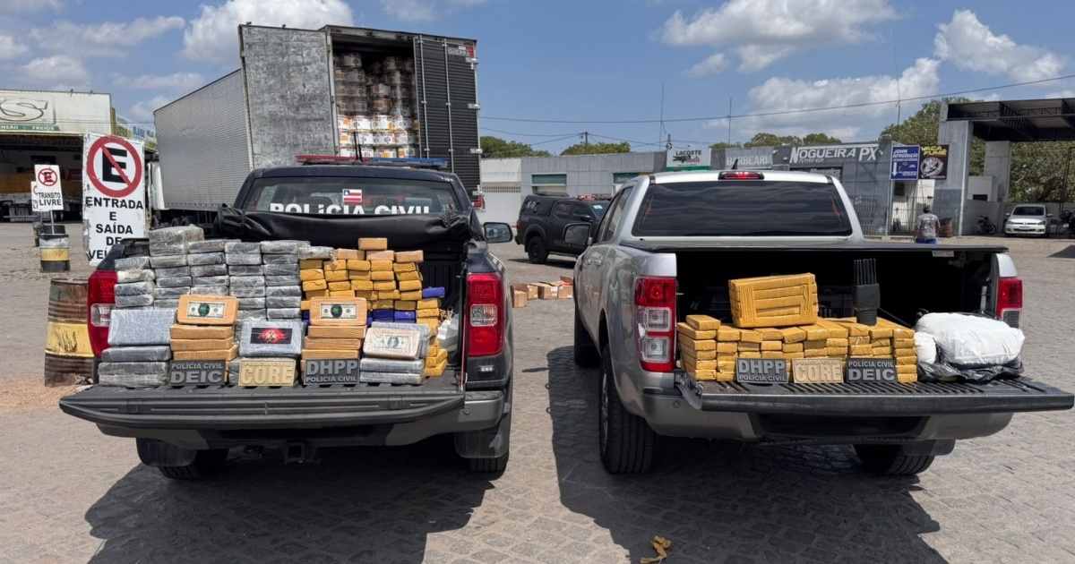 Apreensão de 200 quilos de drogas pela Polícia Civil na Bahia