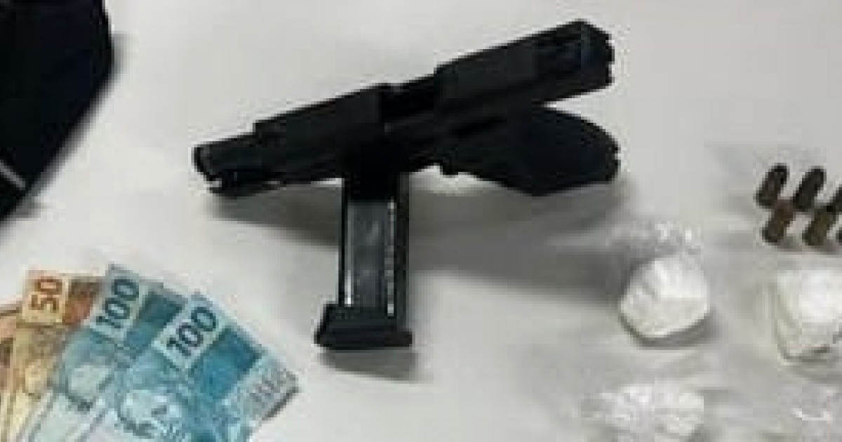 Conflito em Lauro de Freitas resulta em apreensão de arma e drogas