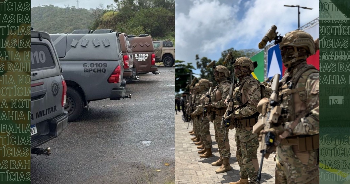 Cinco suspeitos de facção presos em operação em São Félix (BA)