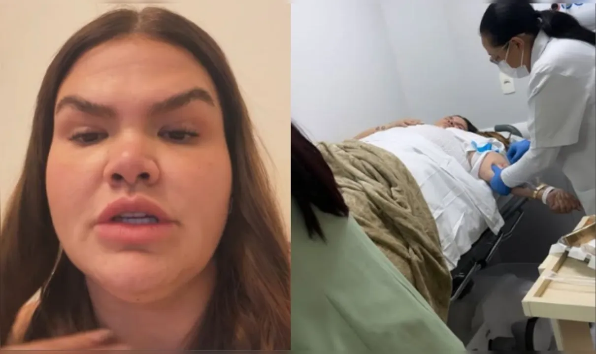 Thais Carla desmaia em shopping e recebe atendimento médico