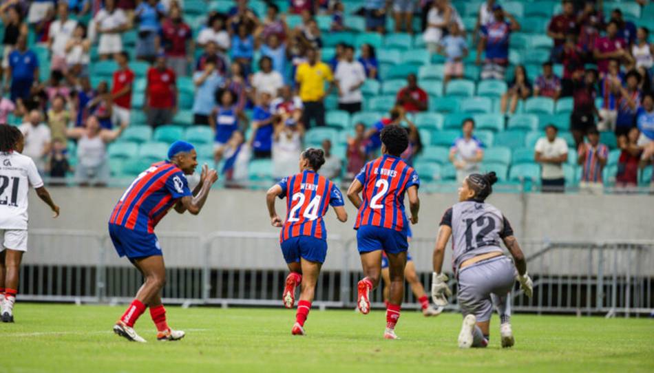Bahia conquista hexacampeonato vencendo Vitória no Baiano Feminino
