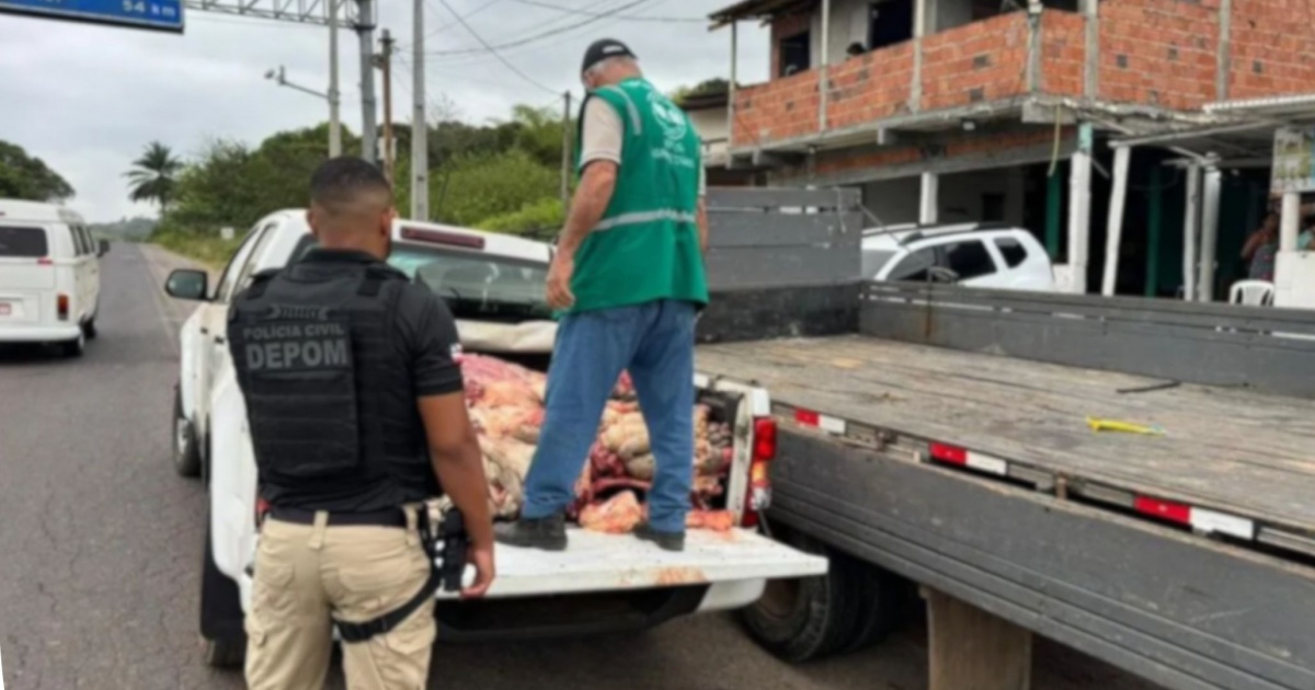Detidos por abate clandestino e 400 kg de carne imprópria na Bahia