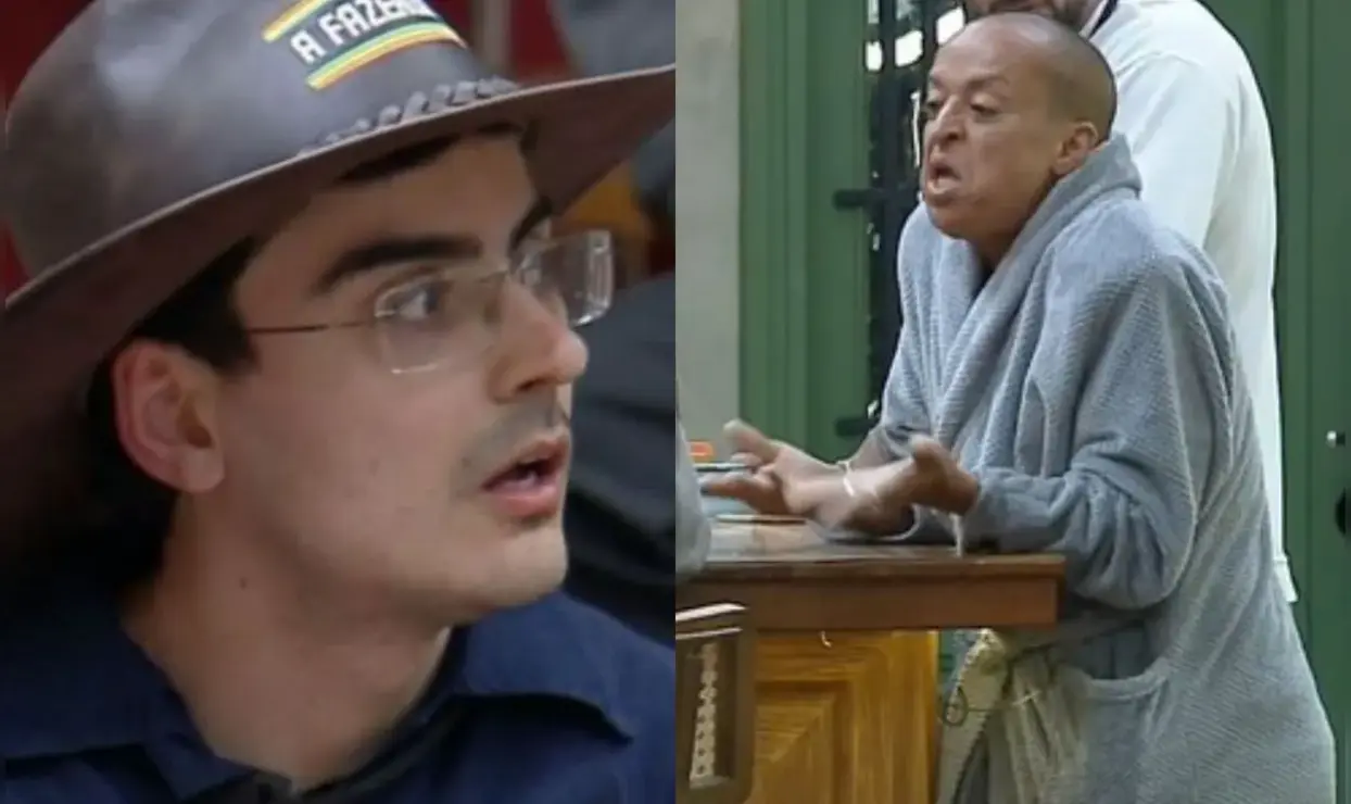 Walério chama Dudu de 'desempregado' em briga por cama em A Fazenda 17