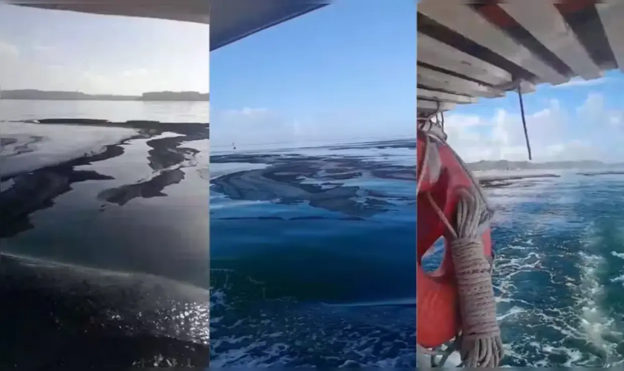 Mancha oleosa aparece na Baía de Todos‑os‑Santos; Inema investiga