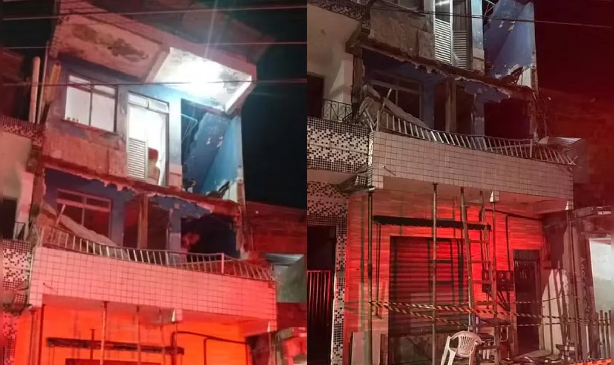 Desabamento em Salvador: três mortos e dez feridos