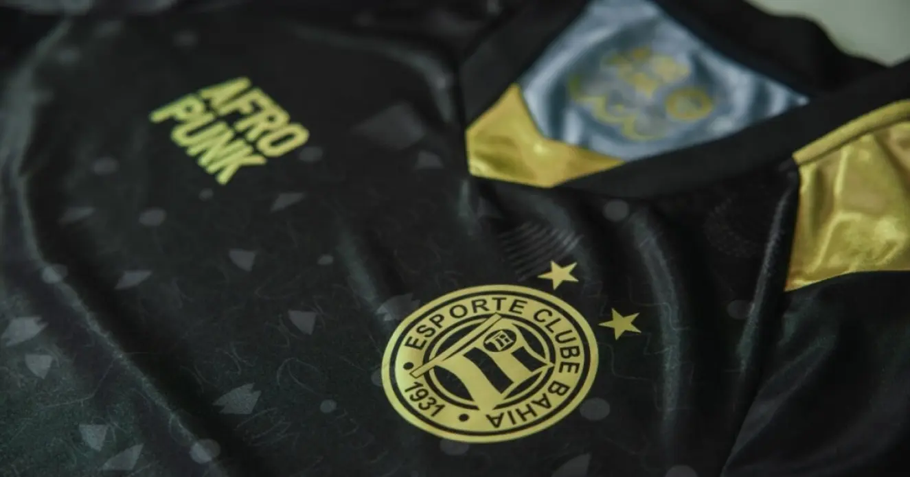 Bahia lança camisa em parceria com AFROPUNK para Novembro Negro 2025