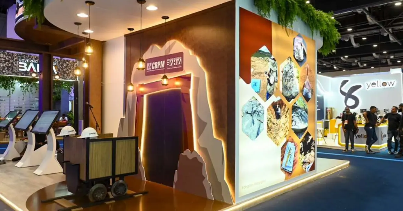 CBPM mostra tecnologia e potencial mineral da Bahia na EXPOSIBRAM2025