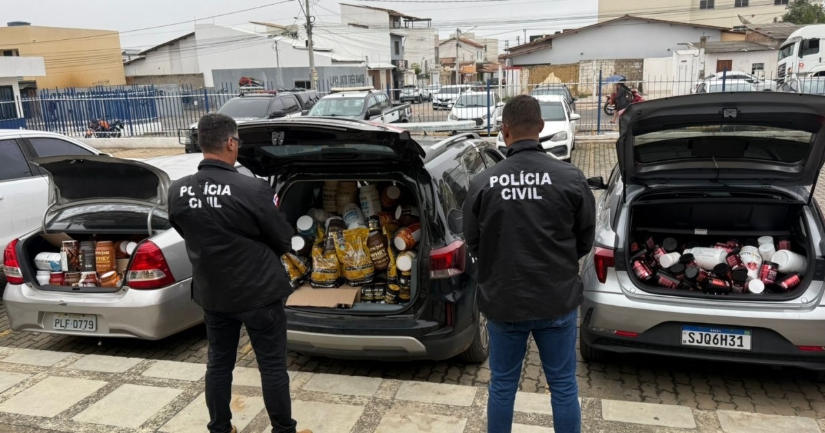 Fraude de suplementos: Polícia apreende quase R$ 1 milhão