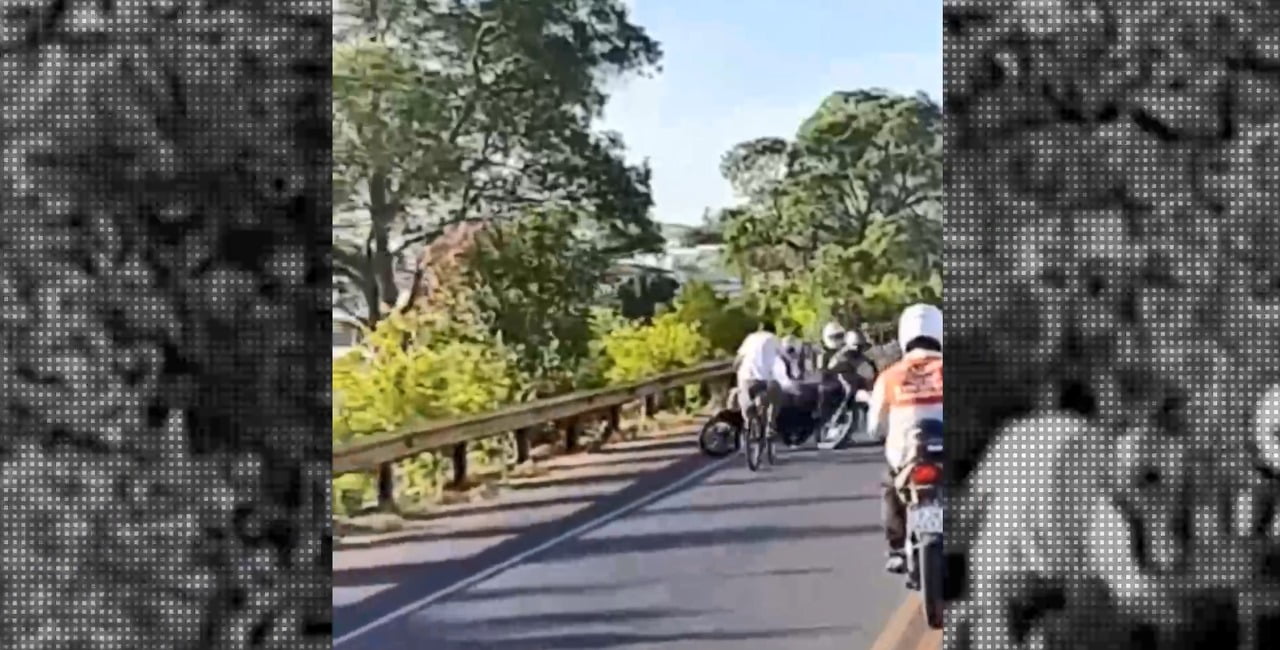 Ciclista Faz Zigue-Zague, Invade Contramão E Provoca Acidente Na Ba-210 Em Paulo Afonso; Assista