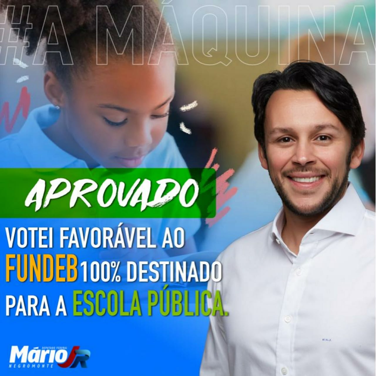 Deputado Mário Júnior Vota A Favor Da Regulamentação Do Fundeb Que Garante 100% Dos Recursos Para Educação Pública