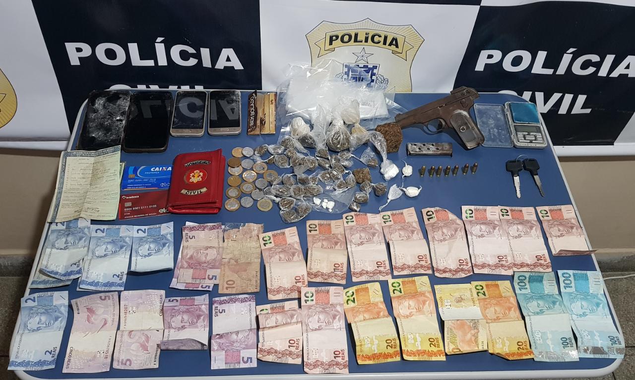 Polícia Civil Prende Dois Homens Por Tráfico De Drogas E Posse De Arma De Fogo Em Paulo Afonso