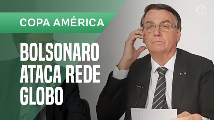 Bolsonaro Vê Brasil Na Copa América E Tira Foto Apontando Para Logo Do Sbt