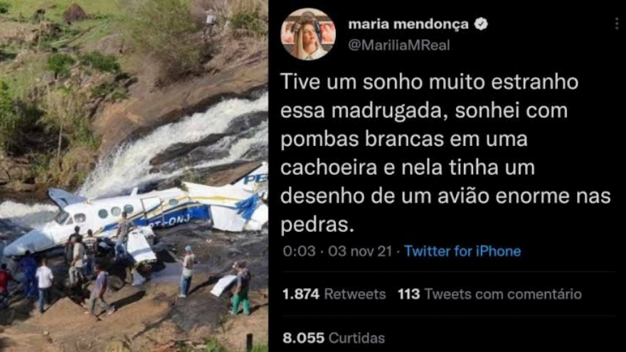 Marília Mendonça Sonhou Com Cachoeira, Rio E Queda-D'Água Antes De Morrer