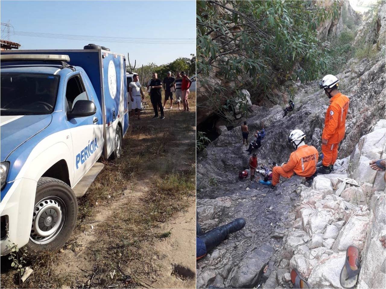 Corpo De Bombeiros Divulga Imagens Do Resgate Na Malhada Grande; Uma Mulher Morreu