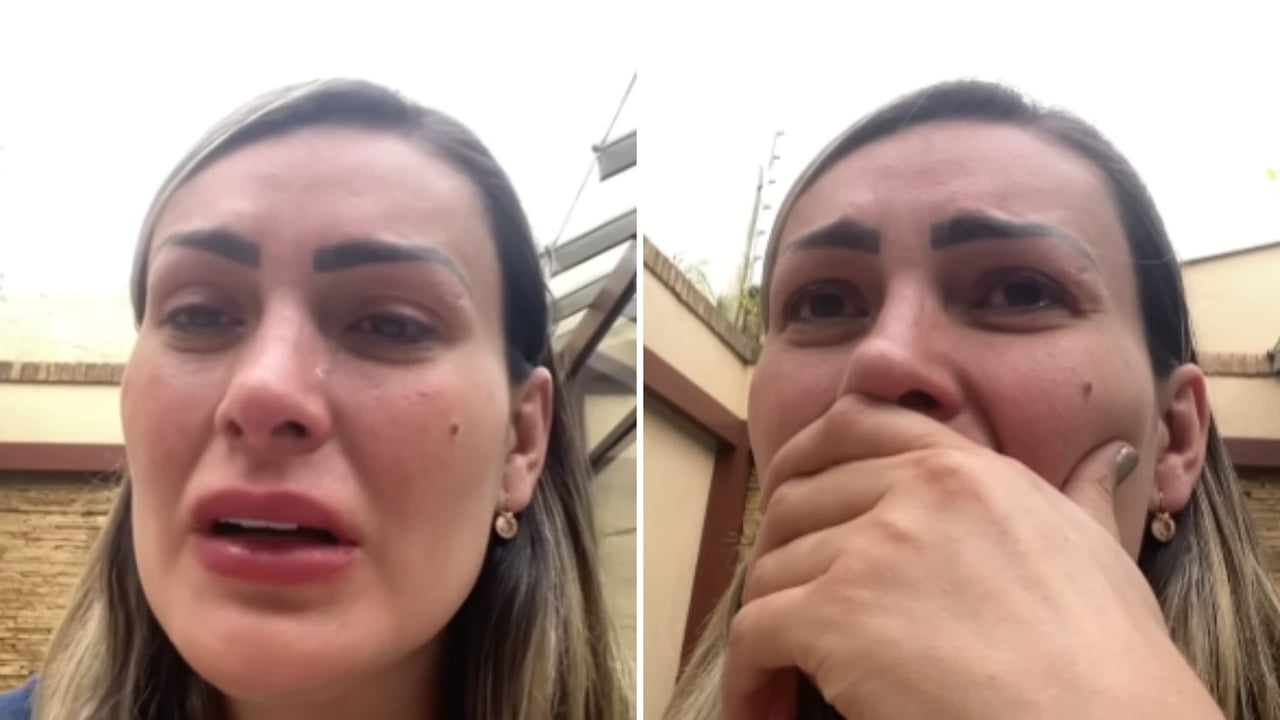 Andressa Urach Se Emociona