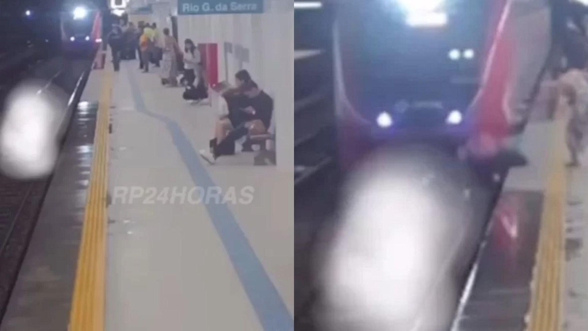 Homem É Empurrado