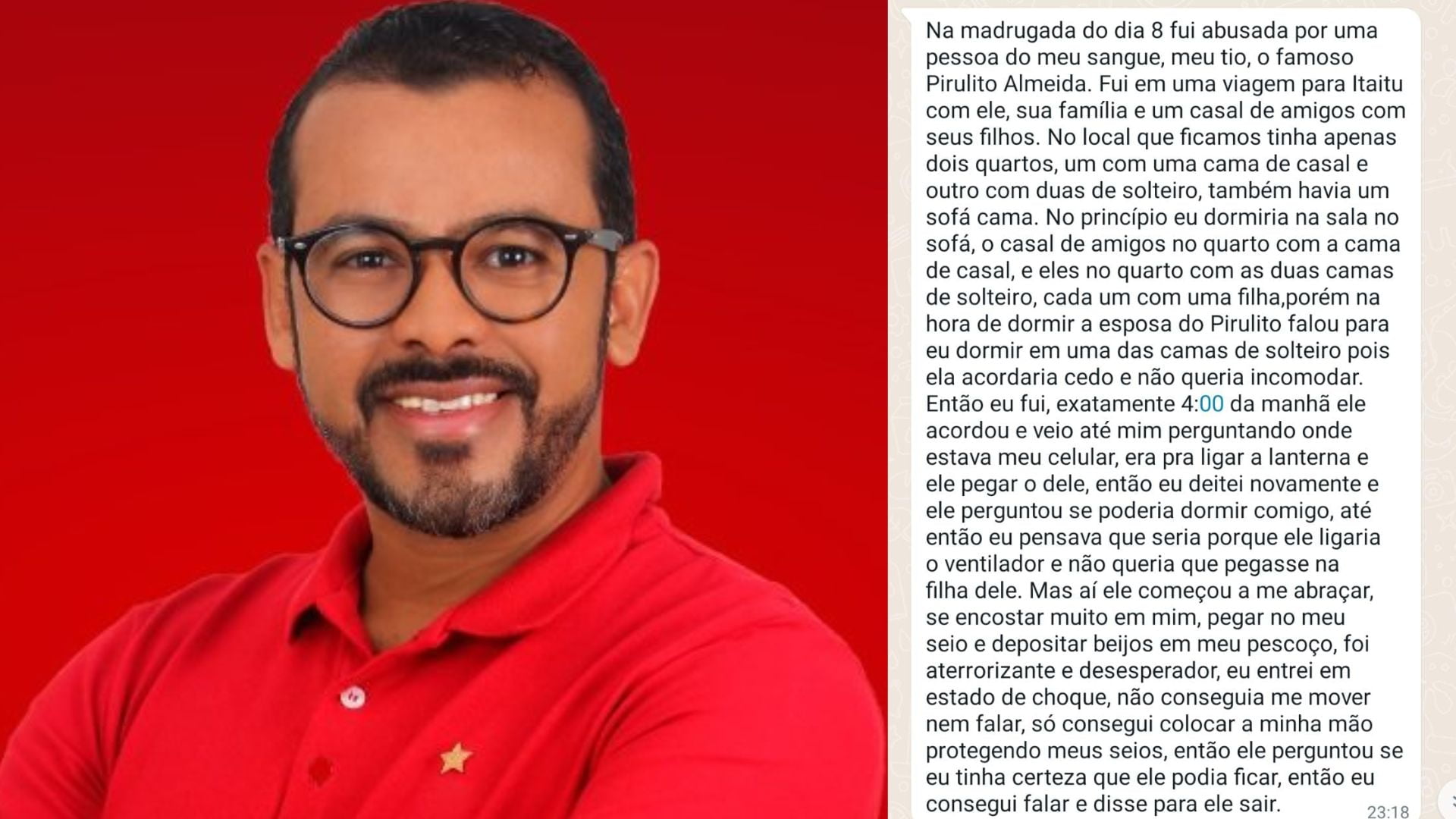 Suplente De Vereador É Suspeito De Cometer Abuso Sexual Contra Sobrinha Na Bahia