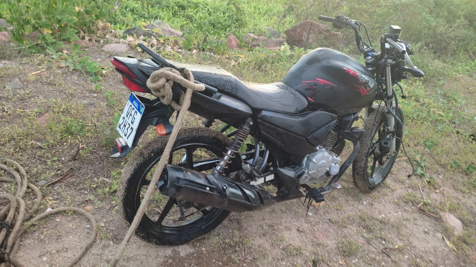 Polícia Militar Recupera Motocicleta Roubada Em Ação Do 20º Bpm Em Paulo Afonso-Ba