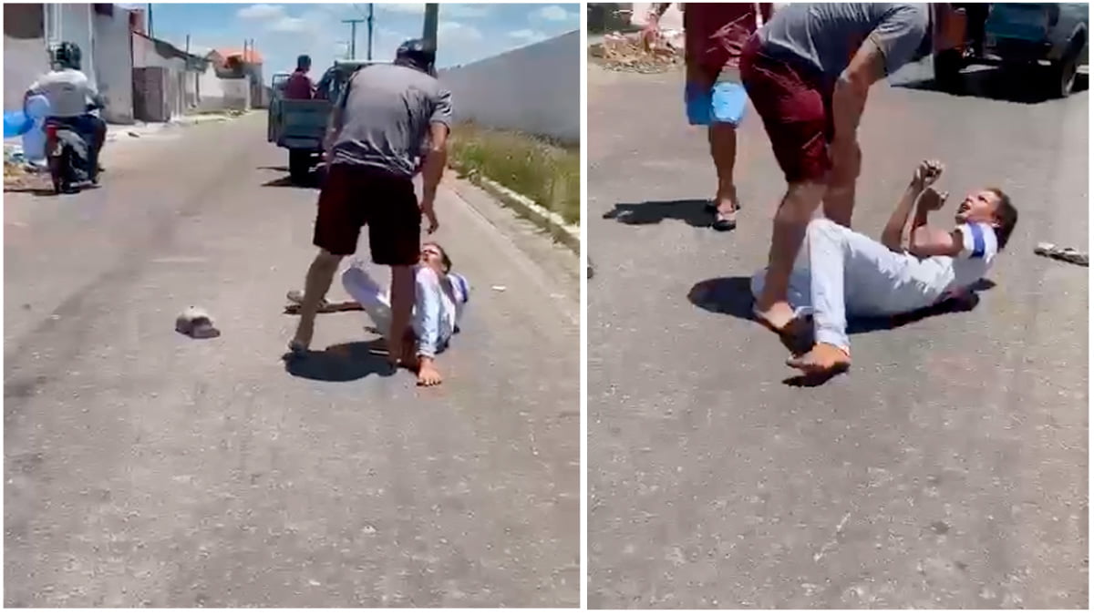 Ladrão Tente Furtar Carro Em Paulo Afonso E Leva Surra Da População