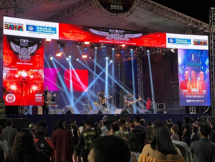 Primeira Noite Do Moto Paulo Afonso Agita A Cidade Com Cláudio Zoli, Classic Rock, Instinto Dissonante E Dj
