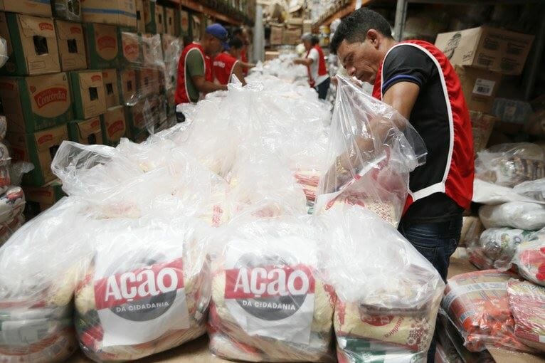 Movimento Social Liderado Pela Ação Da Cidadania Doa 10 Toneladas De Alimentos Para Indígenas Yanomami