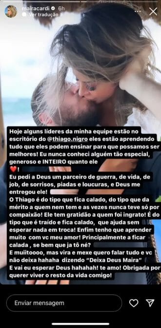 Maíra Cardi Revela Segredo Chocante Sobre Thiago Nigro: 'É Traído E Fica Calado