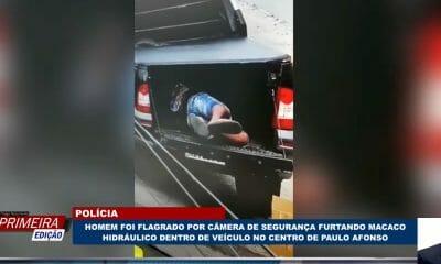 Homem Foi Flagrado Furtando Macaco Hidráulico De Veiculo Estacionado No Centro De Paulo Afonso