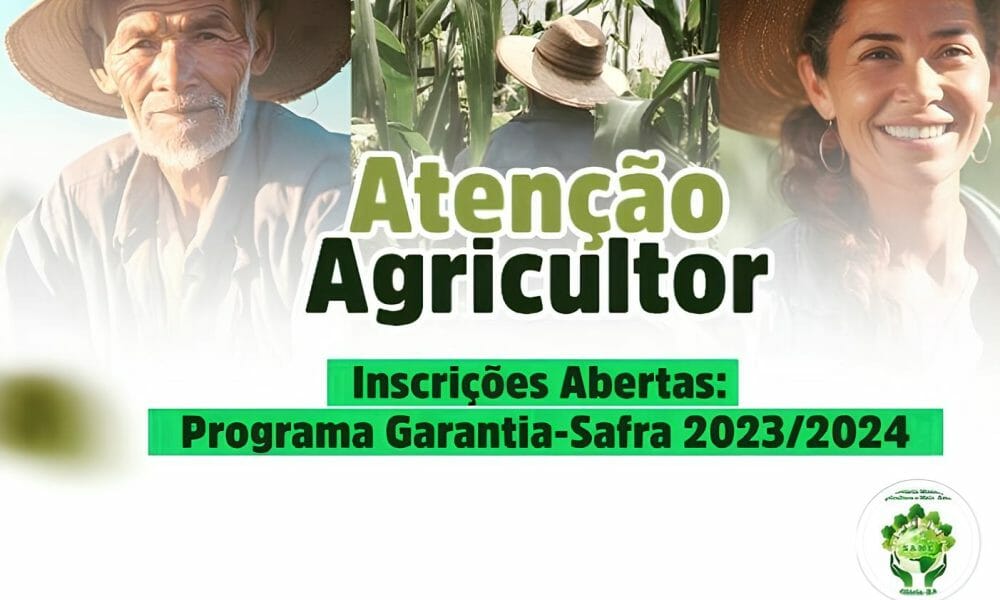 Inscrições Para O Garantia-Safra 2023/2024 Estão Abertas Para Agricultores Em Glória, Bahia