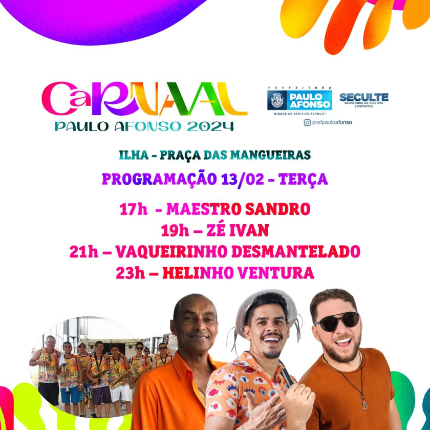 Carnaval Em Paulo Afonso Reúne Artistas Da Terra Na Praça Das Mangueiras E No Btn