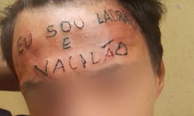 Após Nova Infração, Jovem Da Tatuagem &Quot;Eu Sou Ladrão E Vacilão&Quot; Volta À Cadeia