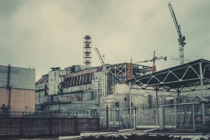 Construção Do Sarcófago De Chernobyl, Atacado Pela Rússia Nesta Sexta-Feira (14) (Imagem: Kateryna Upit/Shutterstock)