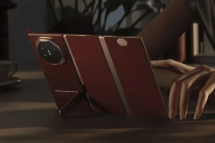 Estrutura Adota Materiais Fluidos Não Newtonianos (Imagem: Huawei/Divulgação)