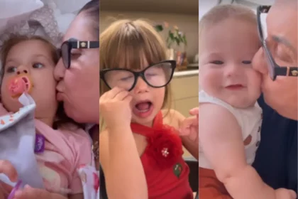 Margareth Serrão, Mãe De Virginia Fonseca, Com Os Netos Maria Flor, Maria Alice E José Leonardo (Reprodução Instagram)