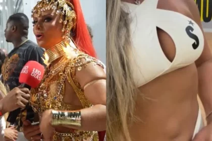 Viviane Araújo Fala Da Hérnia Abdominal Durante Ensaio Na Sapucaí (Reprodução)