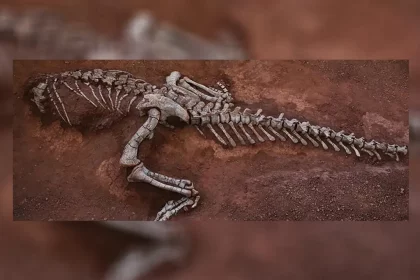 Esqueleto De Xingxiulong Yueorum Descoberto No Sudoeste Da China. Crédito: Instituto De Paleontologia De Vertebrados E Paleoantropologia