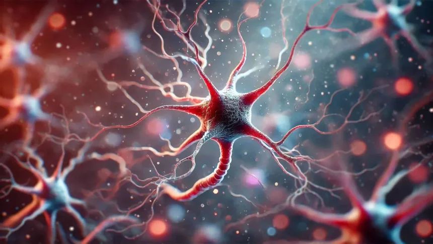 Ilustração De Neurônios, Destacando Sua Estrutura Complexa Com Dendritos E Axônios, Representando Comunicação Neural E Função Cerebral (Imagem: Kateryna Kon / Shutterstock)
